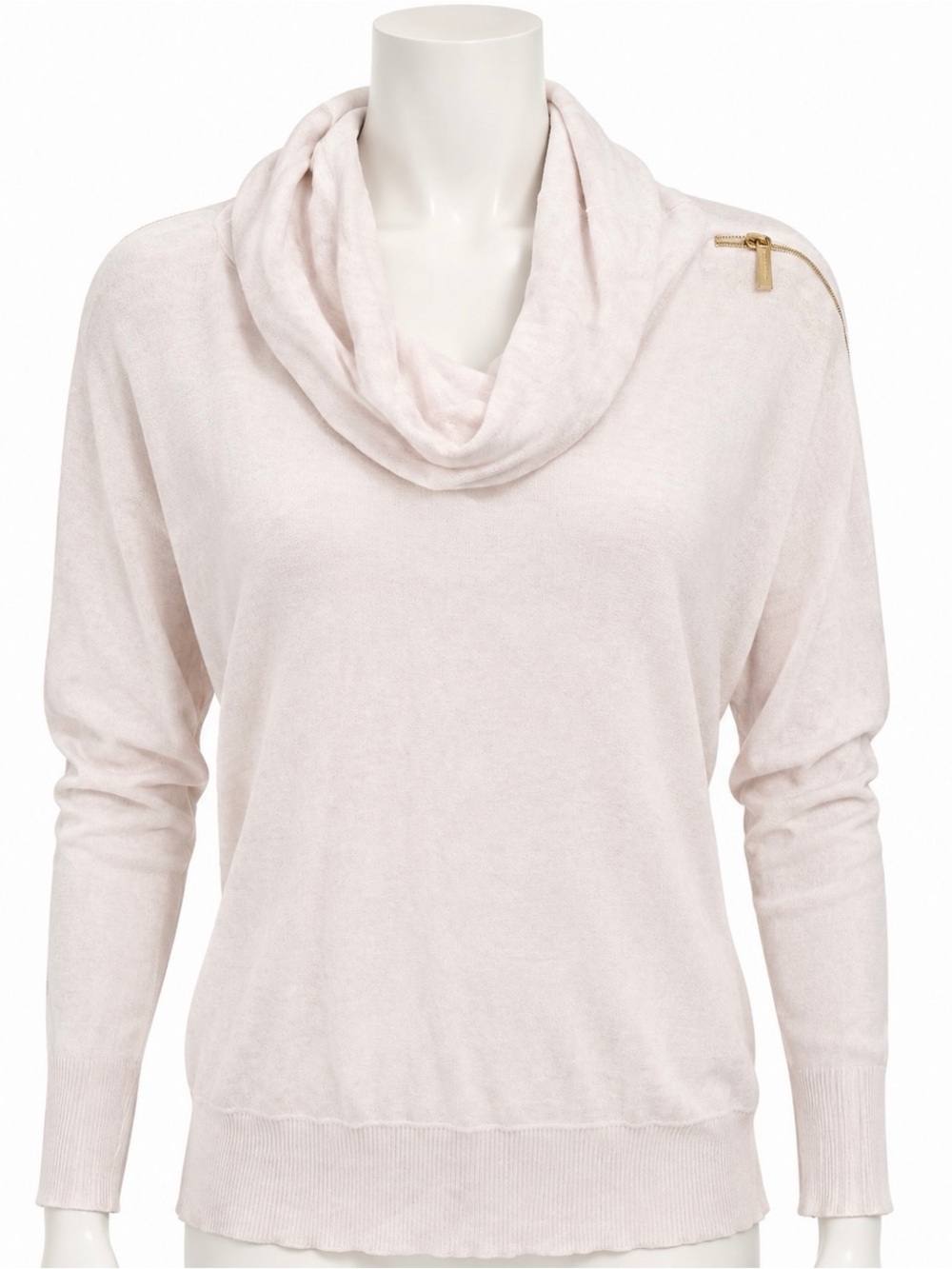 Michael Kors White Medium Cowl Neck Sweater